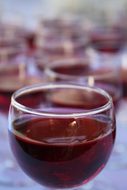 Glass of wine A glass of wine