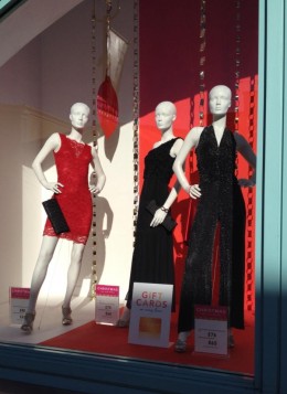 Mannequins Size 10 mannequins in shop window