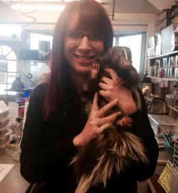 photo of Alyss Dickinson and Lily Skunk Rogers