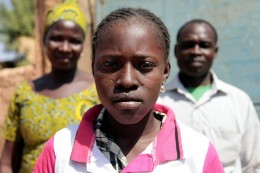 A family free from FGM in Burkina Fasao