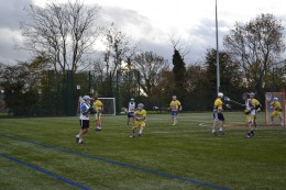 Aiden Jakubik Lincoln number 8 (Yellow) leading the defense