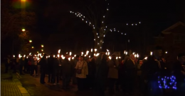 The torchlight procession