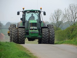 Farmers in Lincolnshire have been leaving mud on roads. Photo: David Wright