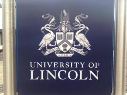 University of Lincoln sign