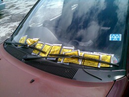 Parking tickets:image: Ashley Coates