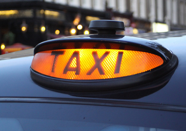 Black Taxi. Photo Source: Flickr, Chris Goldberg