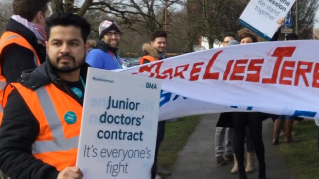 Junior Doctors on strike in March over new contracts