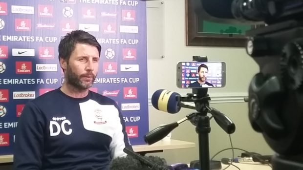 Danny Cowley has Lincoln challenging in both the league and cup competitions.