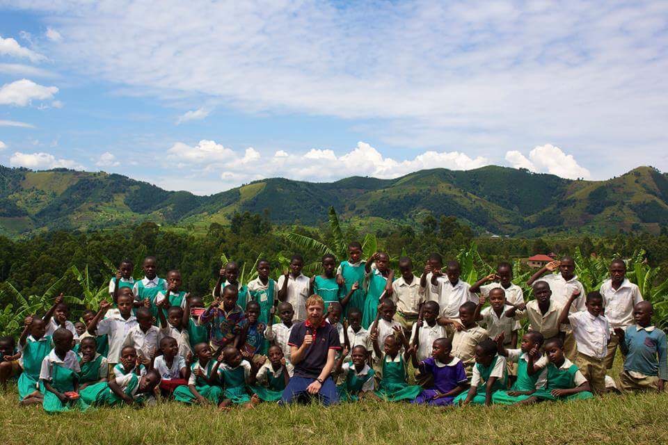 Karl Parrish in Uganda in 2015. Photo courtesy of Karl Parrish.