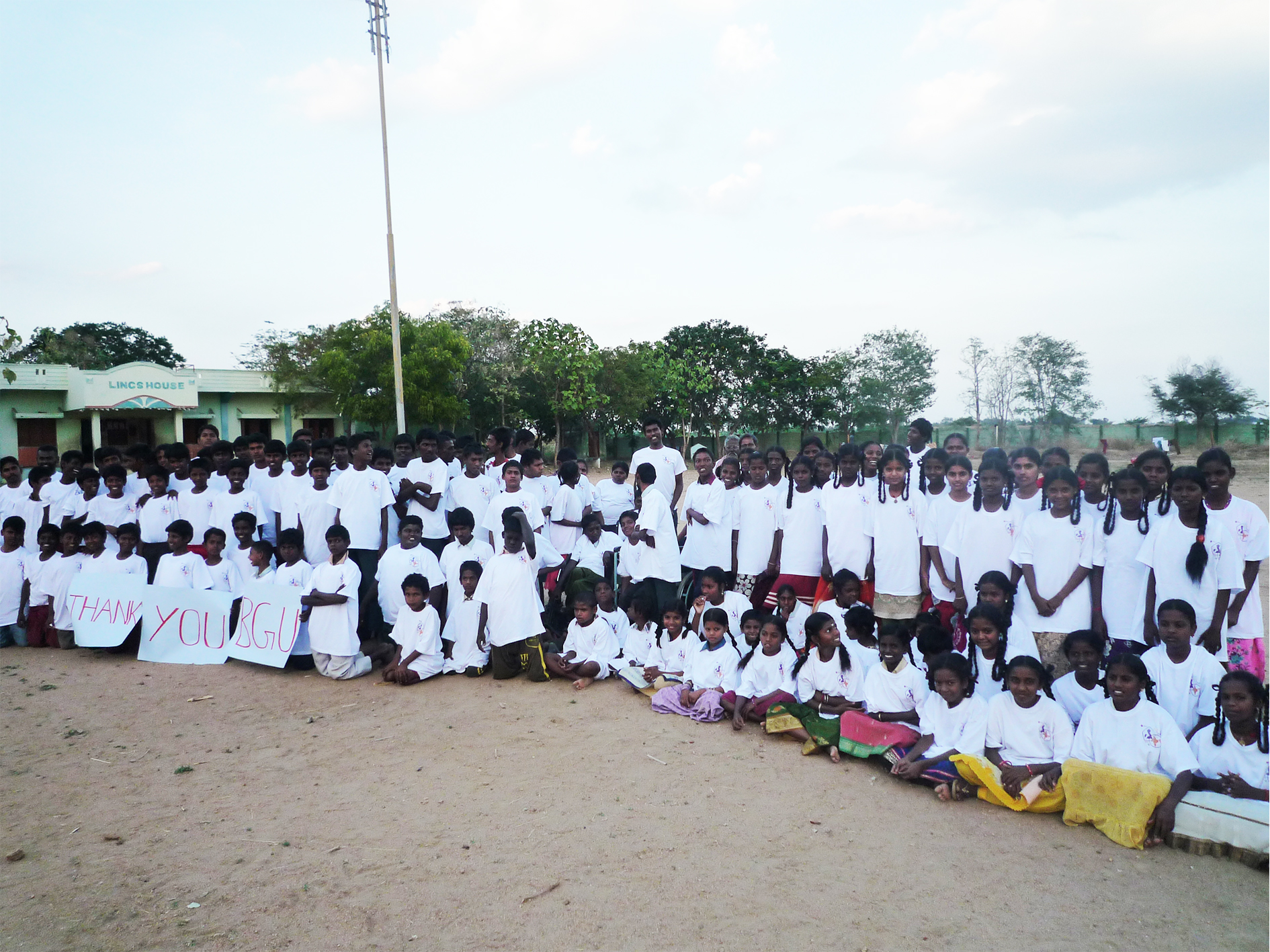 Students of Bishop Grosseteste University donated uniforms to Indian students. Photo credits: Bishop Grosseteste University