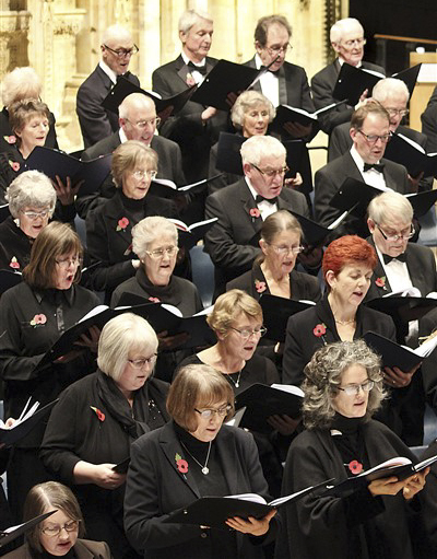 Lincoln Choral Society. Photo: Mark Wilder