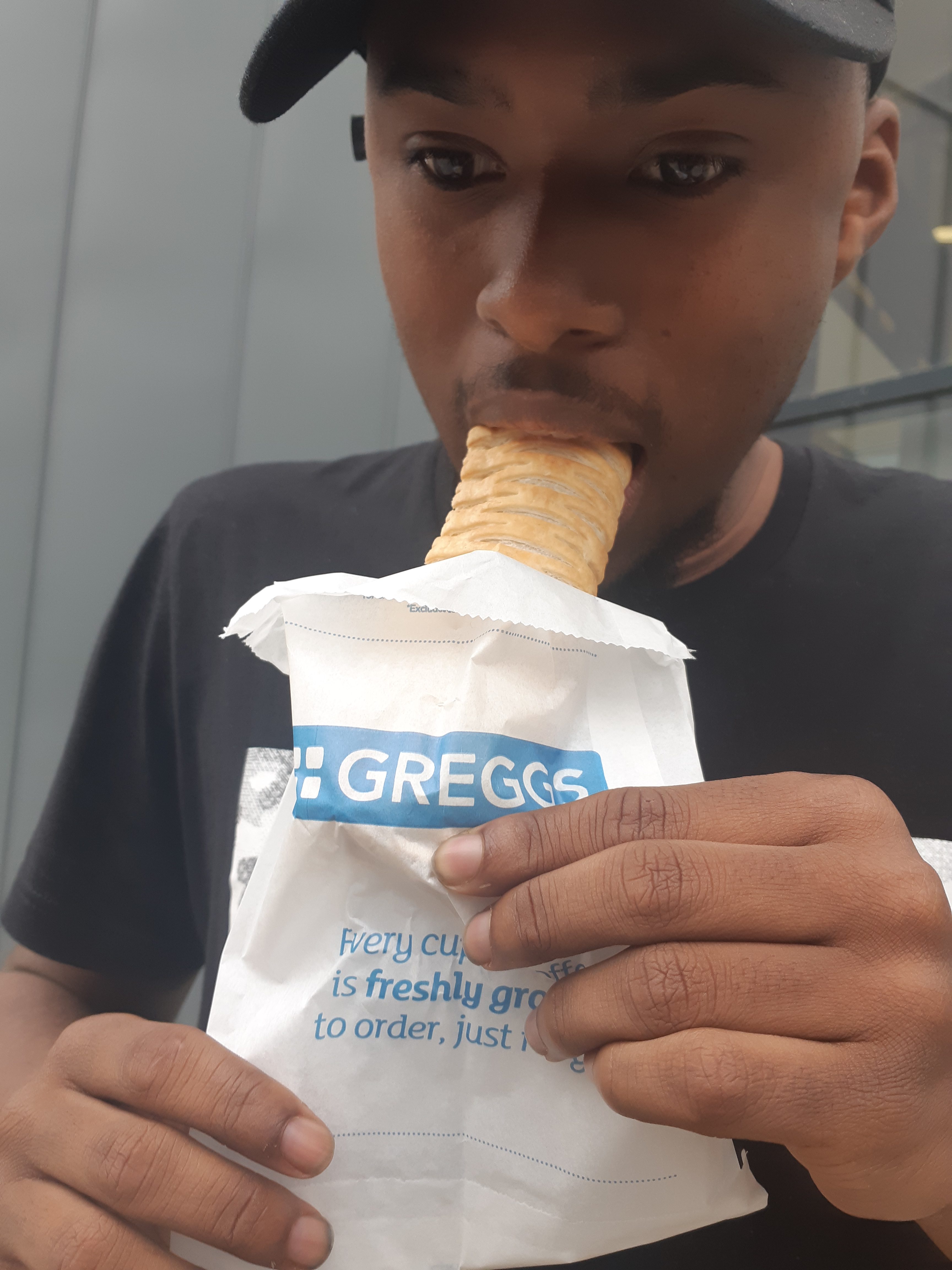 The new Greggs vegan sausage roll which went viral earlier this month.