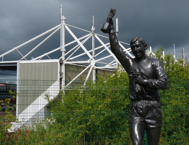 Statue of Gordon Banks at Stoke City