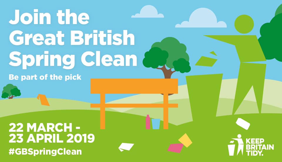 Keep Britain Tidy's national 'Spring Clean' campaign runs from 22 March to 23 April. Photo: Keep Britain Tidy