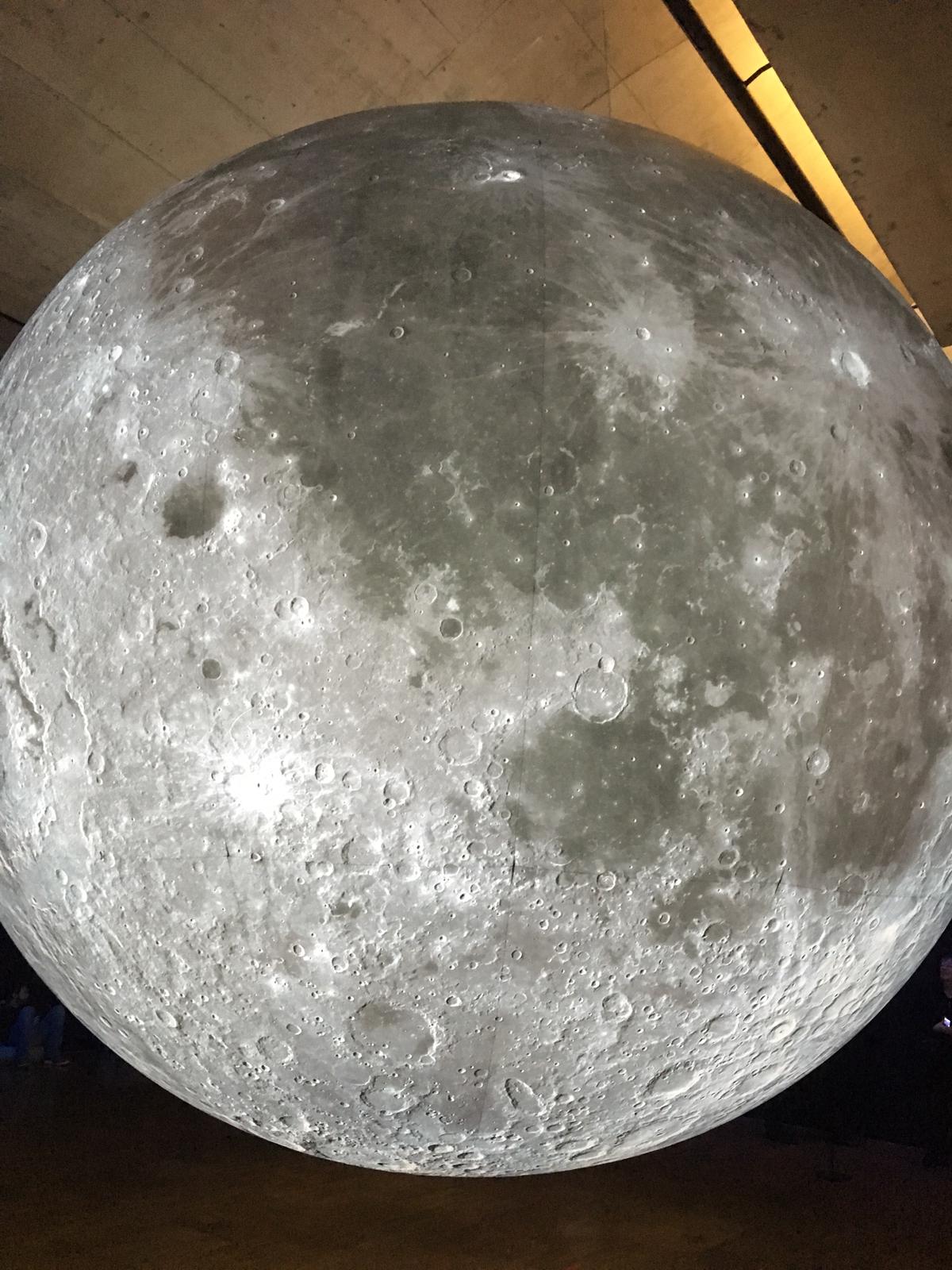 Image of the Moon sculpture at The Collection.