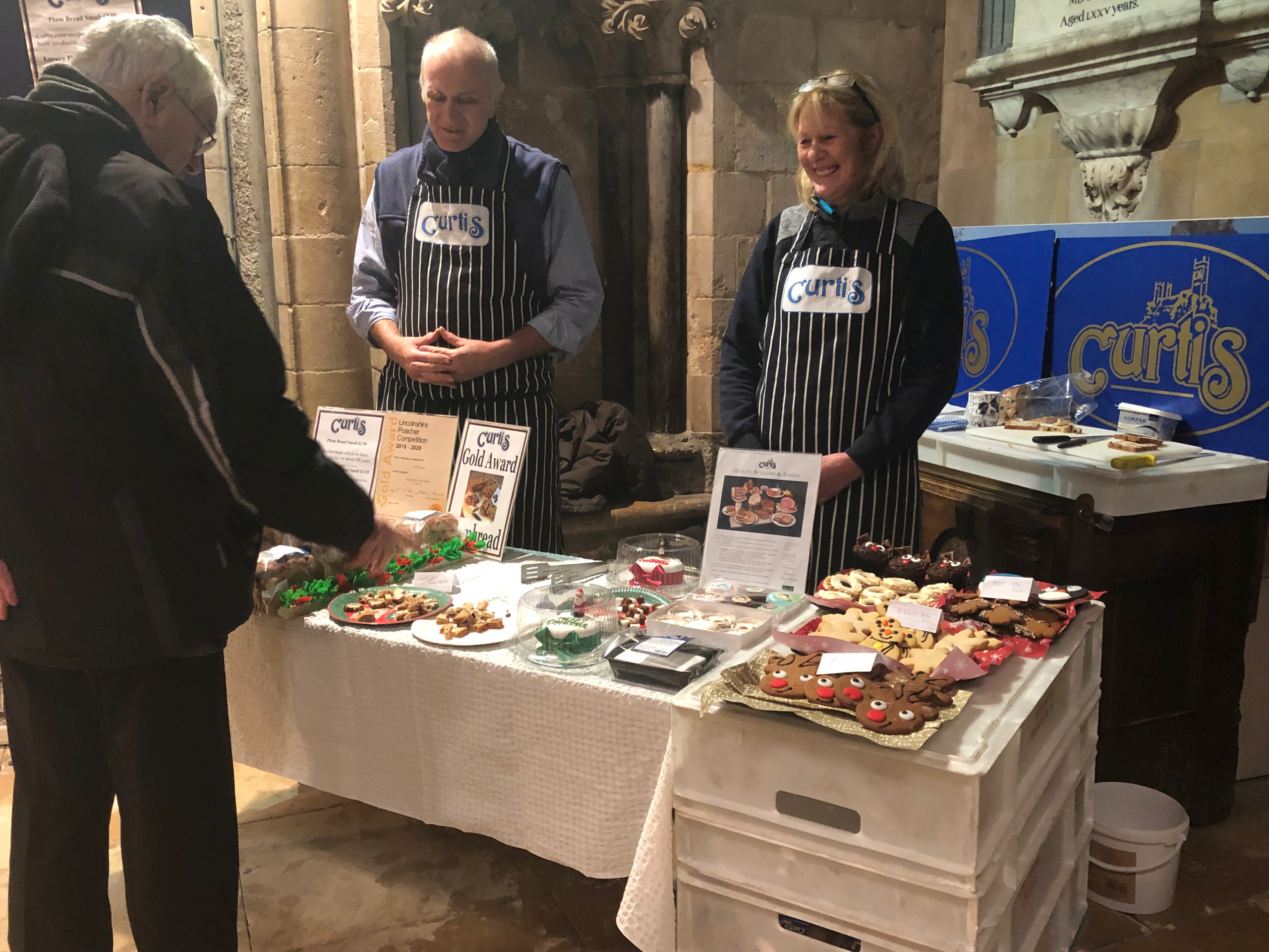 Curtis of Lincoln Bakery has recently started selling its baked goods in the Lincoln Cathedral shop.