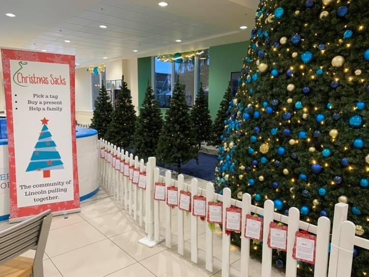 Giving trees located in St Marks Shopping Centre