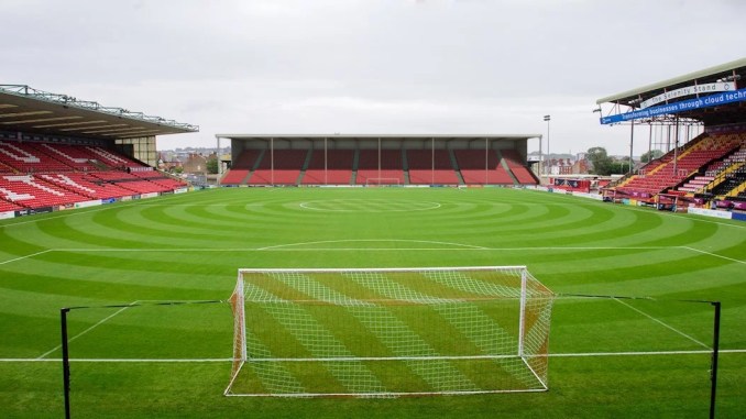 An artist's impression of how new Stacey West stand will look as part of a £2m regeneration at Sincil Bank.
Credit: Lincoln City FC