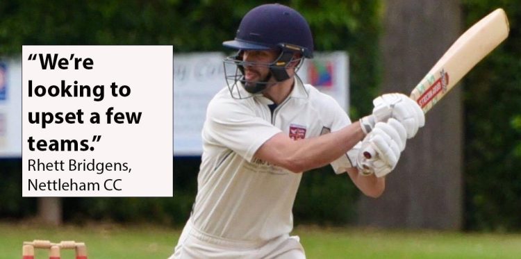 Rhett Bridgens is the vice captain for Nettleham CC. His side hopes to maintain their place in the top tier after winning promotion the previous season. Picture: Nigel West Photography