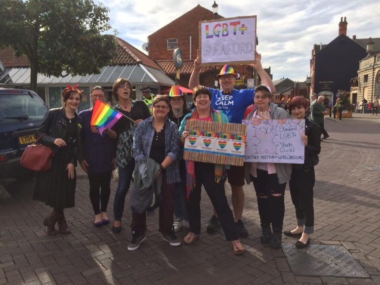 "I feel they've let the LGBTQ+ community down." - Gill Thornton talking about East Lindsey and South Kesteven District Councils. Photo; Ross Billison - Gill's support group